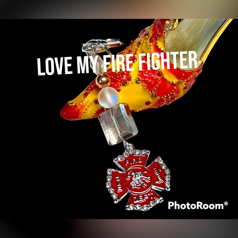First responder gift purse bling key chain -lots of glitter and glam